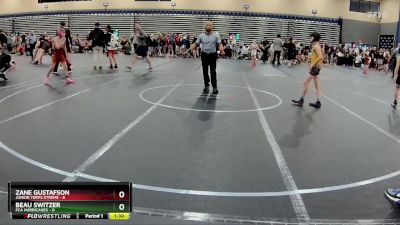 72 lbs Round 2 (8 Team) - Beau Switzer, FCA Hurricanes vs Zane Gustafson, Junior Terps Xtreme