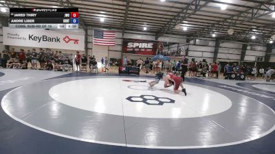92 kg Cons. Sub-rd Of 16 - Jared Thiry, Jackrabbit Wrestling Club vs Andre Liber, Knights RTC