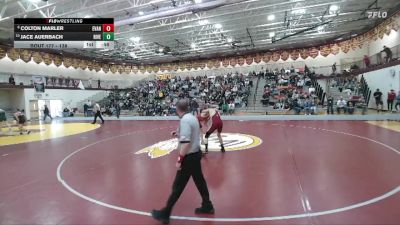 138 lbs Cons. Round 2 - Jace Auerbach, Riverton vs Colton Marler, Evanston