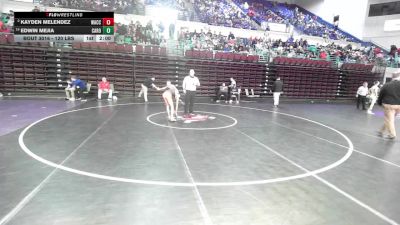 120 lbs Round Of 16 - Kayden Melendez, Waccamaw vs Edwin Mejia, Carolina