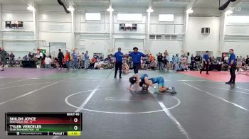 92 lbs Round 8 (10 Team) - Shiloh Joyce, Ohio Gold 24K vs Tyler Verceles, Team Diamond Fish