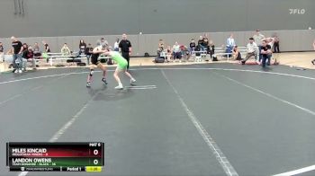 72 lbs Semis & 1st Wrestleback (8 Team) - Miles Kincaid, Midlothian Miners vs Landon Owens, Team Donahoe - Black