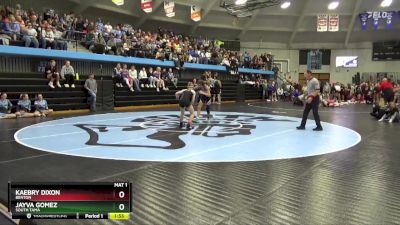 105 lbs Round 3 - Jayva Gomez, South Tama vs Kaebry Dixon, Benton