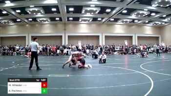 175 lbs Round Of 16 - Mitchell Wheeler, Lions WC vs Aiden Pacheco, Legacy WC