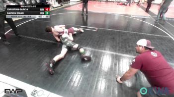 130 lbs Rr Rnd 5 - Christian Garcia, Eufaula Wrestling Club vs Dayson Swan, IRONMEN Wrestling Club