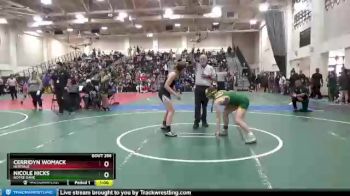 131 lbs Cons. Round 2 - Cerridyn Womack, Heritage vs Nicole Hicks, Notre Dame