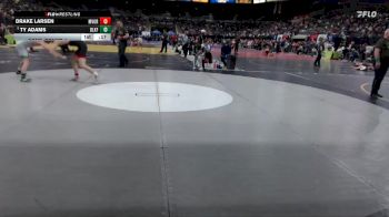 144 lbs Cons. Round 4 - Ty Adams, Blackfoot vs Drake Larsen, Mountain View, Oregon