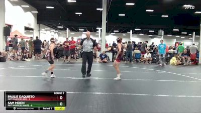 84 lbs Round 1 (4 Team) - Paulie Daquisto, Mat Warriors Red vs Sam Moon, Mat Warriors White