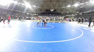 49 lbs Champ. Round 2 - Karson Moonan, Montesano Mad Dogs Wrestling vs Kayceon O`Bannon, FordDynastyWrestlingClub