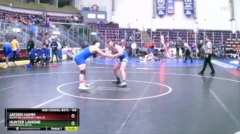 190 lbs 7th Place Match - Hunter Lavigne, Horseheads Sr HS vs Jayden Hamm, South Williamsport Area Hs