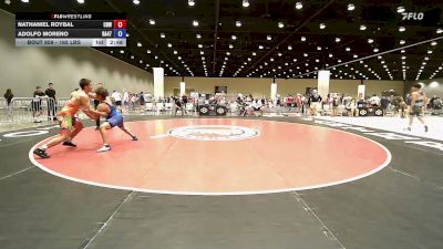 165 lbs Cons. Sub-quarters - Nathaniel Roybal, Cleveland Highschool Wrestling vs Adolfo Moreno, Ranger 47