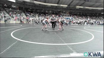 83 lbs Round Of 16 - Beau Horawa, Verdigris Youth Wrestling vs Asher Jordan, Carl Albert