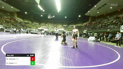 159 lbs Consi Of 16 #1 - Martin Corona, Matilda Torres vs Alexander Hicks, Bakersfield Christian