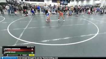 79-85 lbs Quarterfinal - Harper Kalo, MI vs Jasmine Anderson, IA