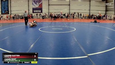 130 lbs Rd# 10- 4:00pm Saturday Final Pool - Caiden Root, NCWAY National Team vs Cooper Sletten, PA Blue