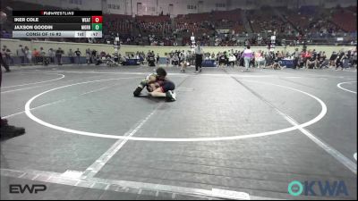 70 lbs Consi Of 16 #2 - Iker Cole, Weatherford Youth Wrestling vs Jaxson Goodin, Morrison Takedown Club