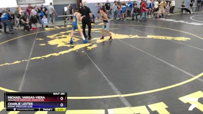 117 lbs X Bracket - Charlie Lester, Kodiak Wrestling Club vs Michael Vargas-Viera, Avalanche Wrestling Association