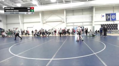 195 lbs Cons. Semi - Braxton Moss, Sanderson Wrestling Academy vs Logan Tull, Wasatch Wrestling Club