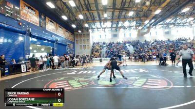 113 lbs Champ. Round 3 - Erick Vargas, Lakeland vs Logan Borcsane, Lakewood Ranch