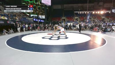 144 lbs Semis - Cody Trevino, Iowa vs Braylon Reynolds, Indiana
