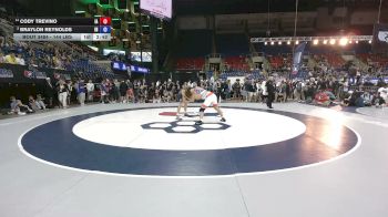 144 lbs Semis - Cody Trevino, Iowa vs Braylon Reynolds, Indiana