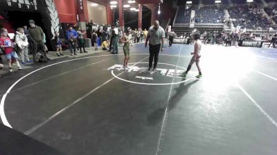 100 lbs Semifinal - Landon Blankenship, Cody WC vs Roland Gilley, Eastside United