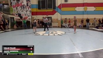 140 lbs Quarterfinal - Hallie Fuller, Lingle-Ft. Laramie/Southeast vs Naomi Anderson, Moorcroft