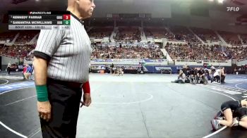 100-D1 Semifinal - Kennedy Farrar, Gila Ridge High School vs Samantha McWilliams, Horizon