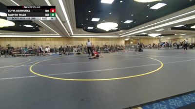 58 lbs 2nd Place - Sofia Bermudez, Imperial vs Taliyah Tells, Salem Elite