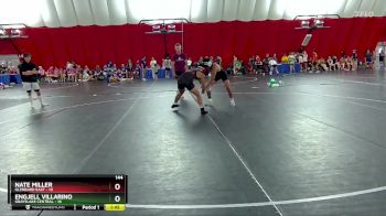 144 lbs Quarters & Wb (16 Team) - Nate Miller, Glenbard East vs Engjell Villarino, Grayslake Central