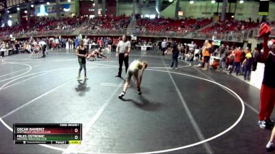 95 lbs Cons. Round 1 - Miles Ostronic, Westside Wrestling Club vs Oscar Rameriz, Scottsbluff Wrestling Club