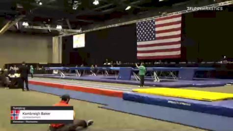 Kambreigh Baker - Tumbling, Upsidedowners - 2021 USA Gymnastics Championships
