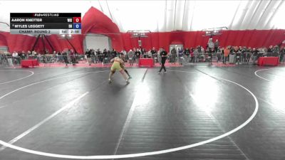 157 lbs Champ. Round 3 - Aaron Knetter, Wisconsin vs Myles Leggett, 96 Bulls