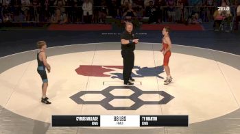 88 lbs 1st Place Match - Ty Martin, IA vs Cyrus Millage, IA