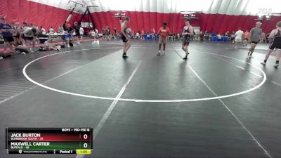 150-150 B Round 1 - Maxwell Carter, Buffalo vs Jack Burton, Glenbrook South