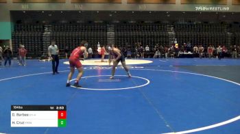 184 lbs Consolation - Drake Barbee, UN-Arkansas Little Rock vs Hunter Cruz, Fresno State