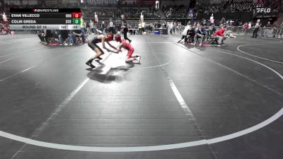 98 lbs Round Of 16 - Evan Villecco, Kingsway vs Colin Greda, Steel Valley Renegades