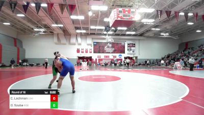 285 lbs Round Of 16 - Calvin Lachman, Lehigh - Unatt vs David Szuba, Rider University - Unatt