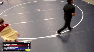 125 lbs Cons. Semi - Aiden Grzywinski, Minnesota vs Presley Havemeier, No Nonsense Wrestling