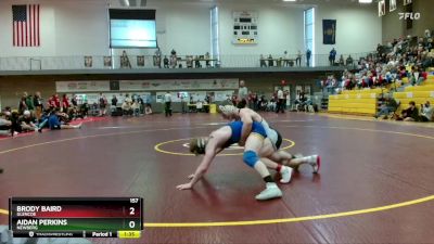 157 lbs Semifinal - Brody Baird, Glencoe vs Aidan Perkins, Newberg