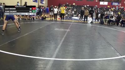 141 lbs Cons. Round 6 - Clint Gilbert, Andrew College vs Colt Brown, Montevallo