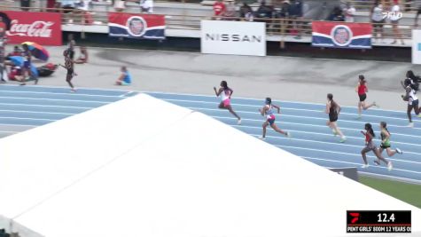 Youth Girls' 800m Pentathlon, Finals 1 - Age 12