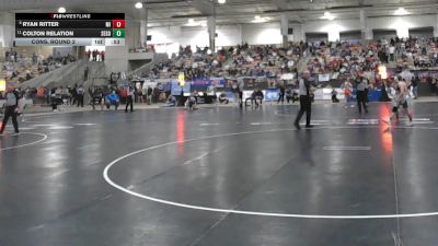 A 144 lbs Cons. Round 2 - Colton Relation, Samuel Everett School Of Innovation vs Ryan Ritter, Millington Central High School