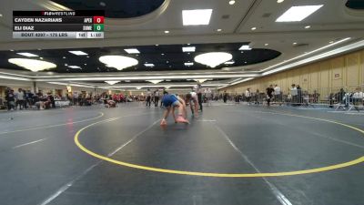 175 lbs Round Of 32 - Cayden Nazarians, Apex - Michigan vs Eli Diaz, Somerset