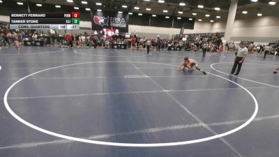 113 lbs Cons. Quarters - Bennett Ferraro, Pennsylvania vs Tanner Stone, Illinois