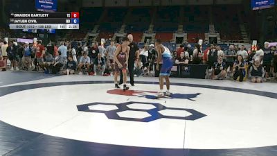 138 lbs Cons. Rd Of 64 - Braiden Bartlett, Texas vs Jaylen Civil, Missouri