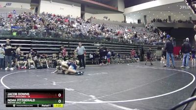 140 lbs Round 1 (6 Team) - Noah Fitzgerald, Indiana Gold vs Jacob Downs, Kansas Anaconda