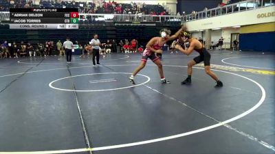 157 lbs Cons. Round 2 - Jacob Torres, College Of The Redwoods vs Adrian Deleon, Fresno City College