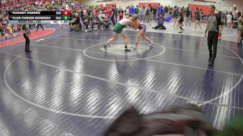 135 lbs 1st Place Match - Kassidy Hadden, Thurston vs Flor Parker-Borrero, Rogers