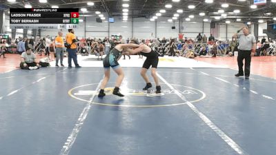 130 lbs Round 5 - 3:00pm Friday - Toby Bernash, NYWAY - Iron Empire vs Ladson Fraser, Terps XPress